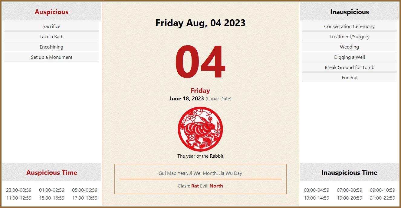 August 04 2023 Almanac Calendar Auspicious Inauspicious Events And august-04-2023-almanac-calendar-auspicious-inauspicious-events-and